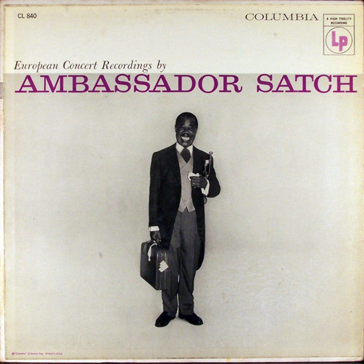 Louis Armstrong And His All-Stars  Ambassador Satch -1956 - Dixieland, Swing Jazz (Rare Vinyl)