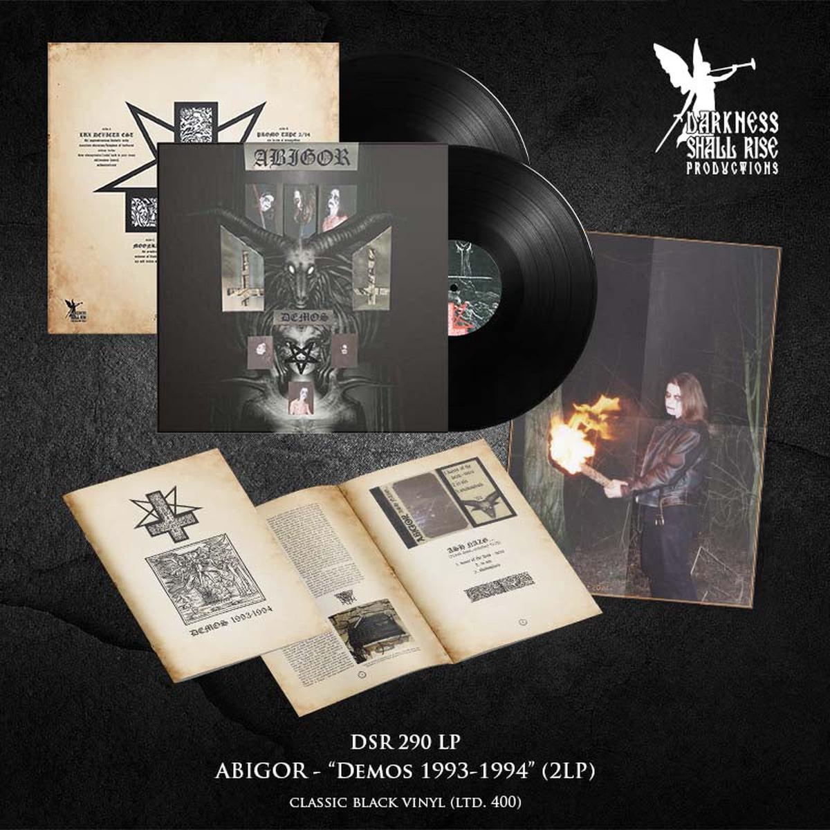 ABIGOR: The Demos 1993-1994 double LP (2x black vinyl, plus book, poster, download) *new* - Black Vinyl