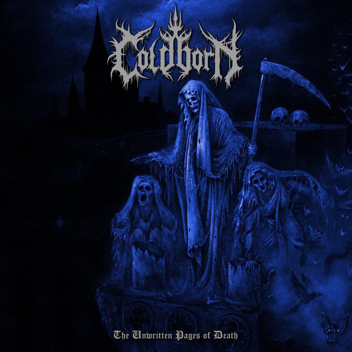 COLDBORN: The Unwritten Pages of Death LP (black vinyl, Belgian BM feat Enthroned/Nightbringer member) *new*