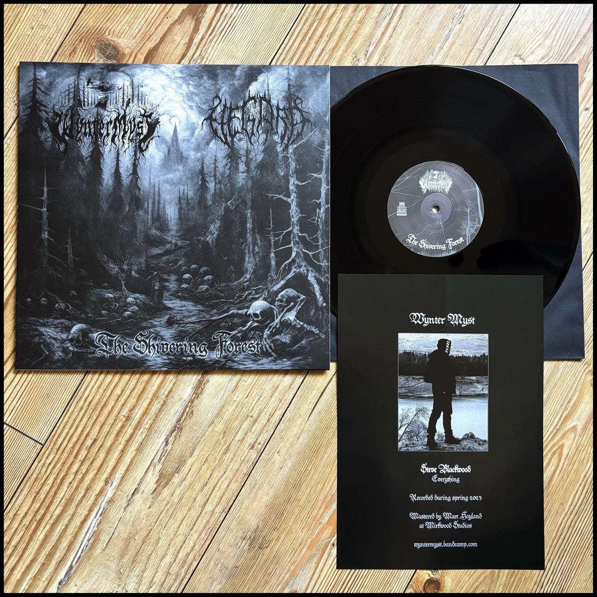 MOVING SALE: WYNTER MYST / VEGARD: The Shivering Forest LP (UKBM split, black vinyl, printed inner) *new*