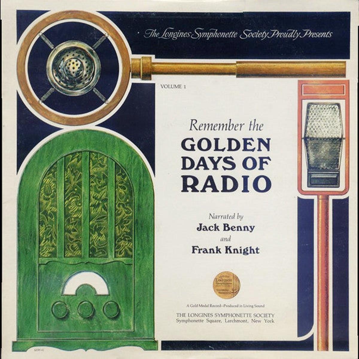 Jack Benny And Frank Knight Remember The Golden Days Of Radio Volume 1 - Radioplay, Comedy (Rare Vinyl)