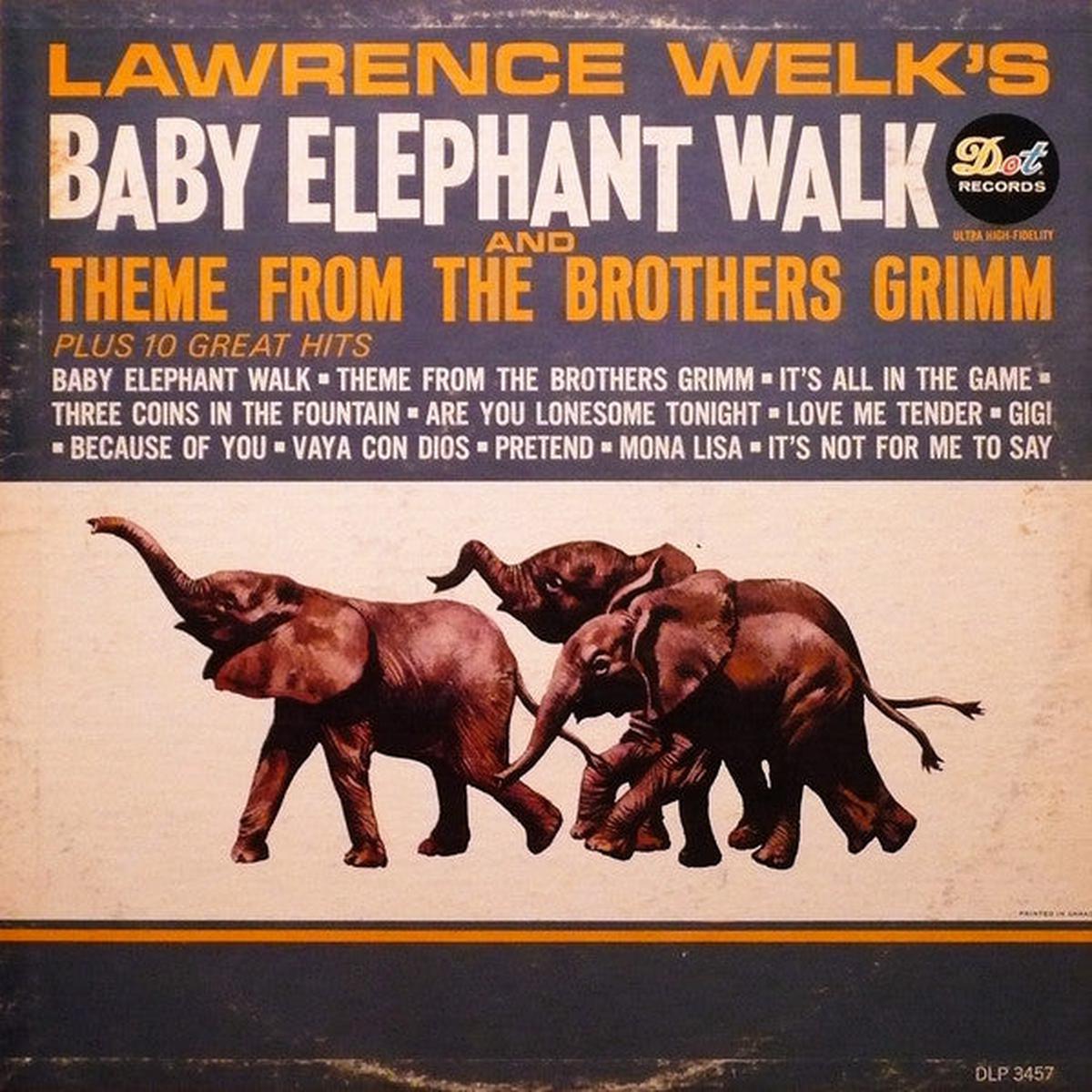 Lawrence Welk Lawrence Welk's Baby Elephant Walk And Theme From The Brothers Grimm - 1962-Jazz, Pop 9vinyl0