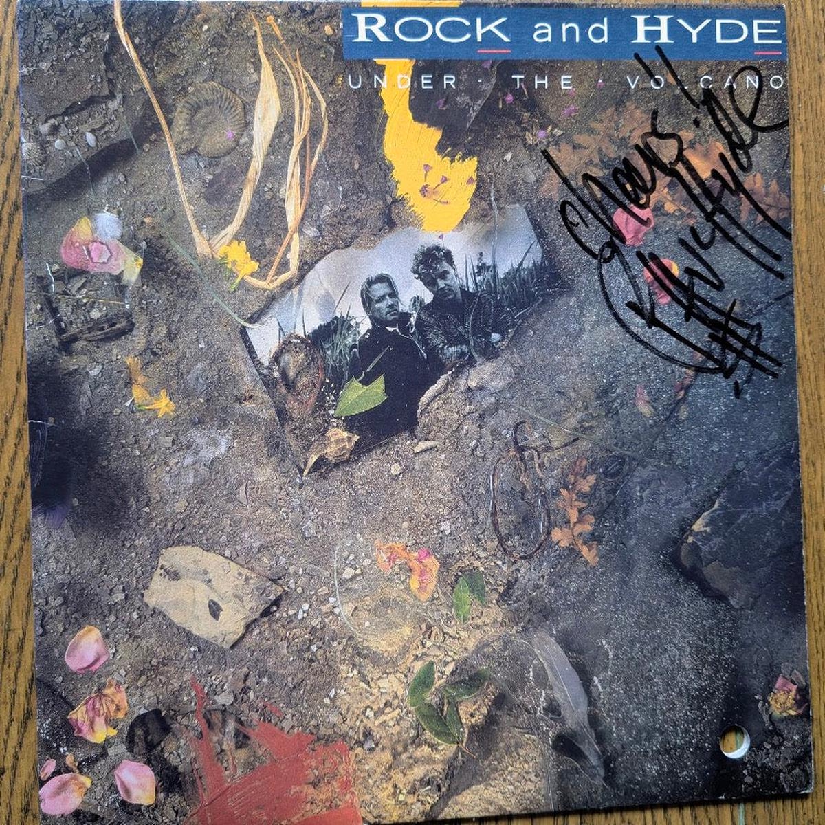 Rock and Hyde -Under the Volcano -1987 Rock , Synth-pop (vinyl)