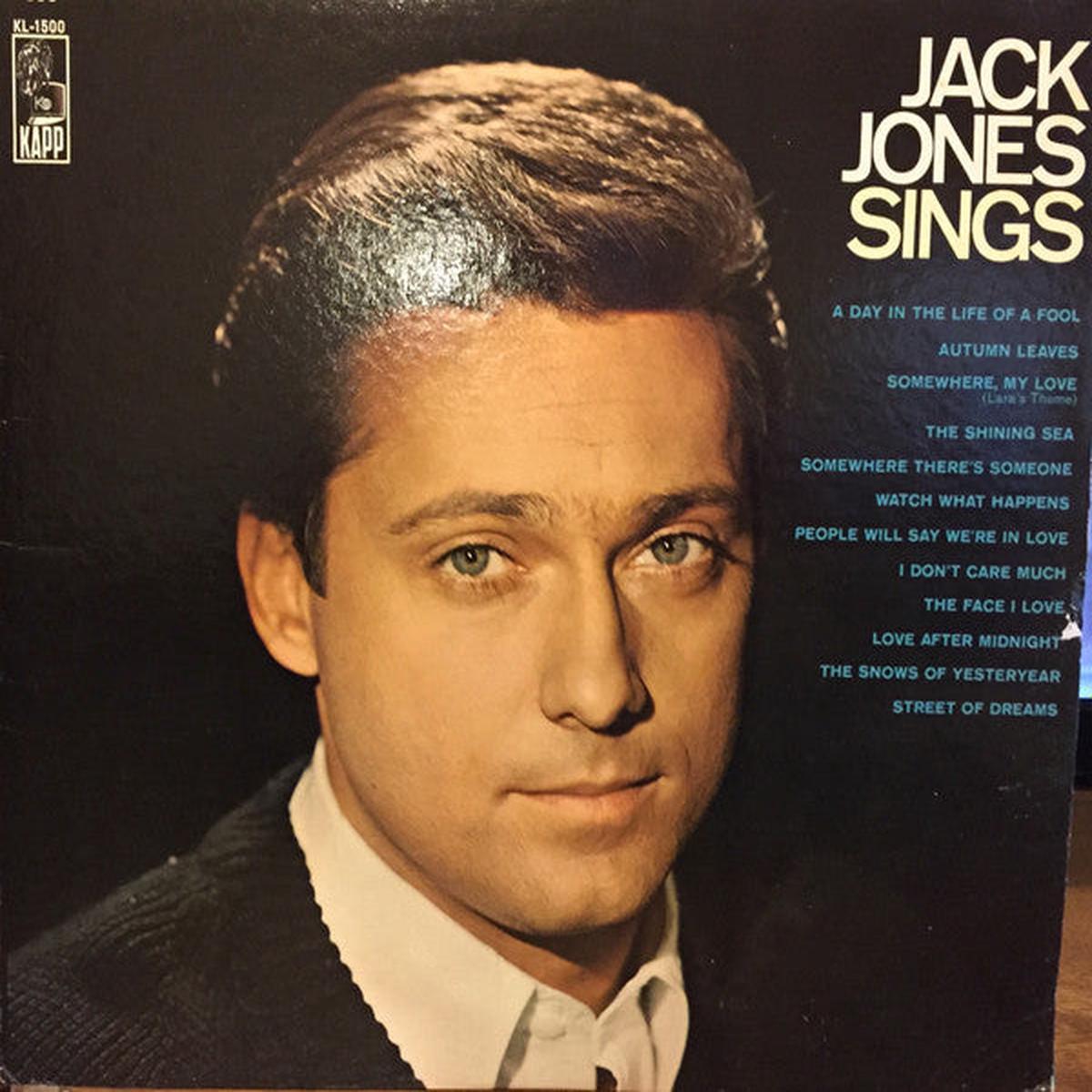 Jack Jones Jack Jones Sings 1966 - Pop Style: Vocal (vinyl)