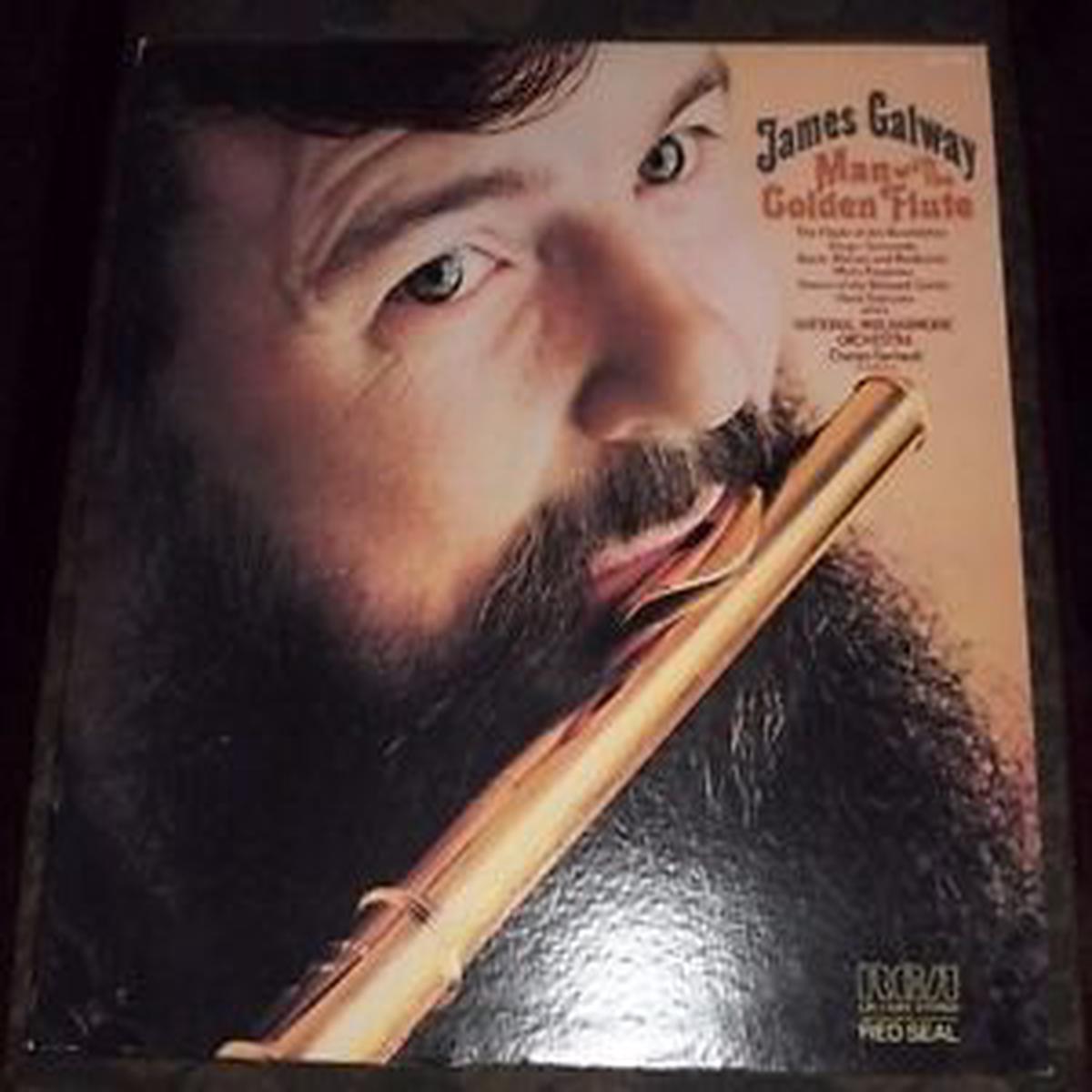 James Galway Man With The Golden Flute -1975- Baroque, Romantic, Classical (vinyl)