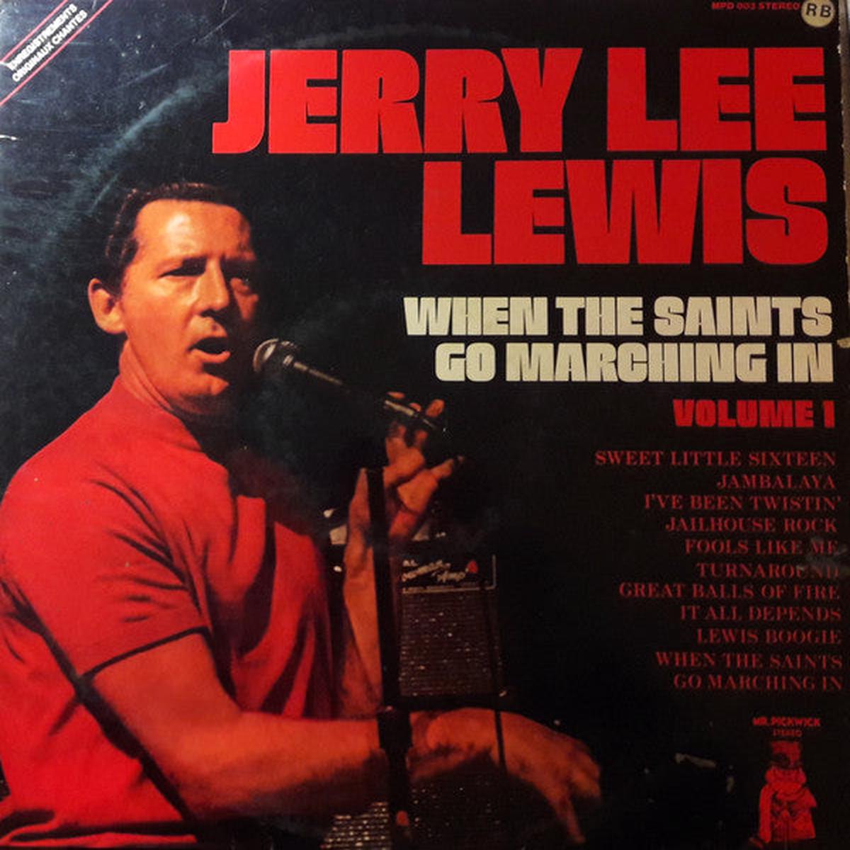 Jerry Lee Lewis When The Saints Go Marching In -1974 - Rock & Roll (vinyl)