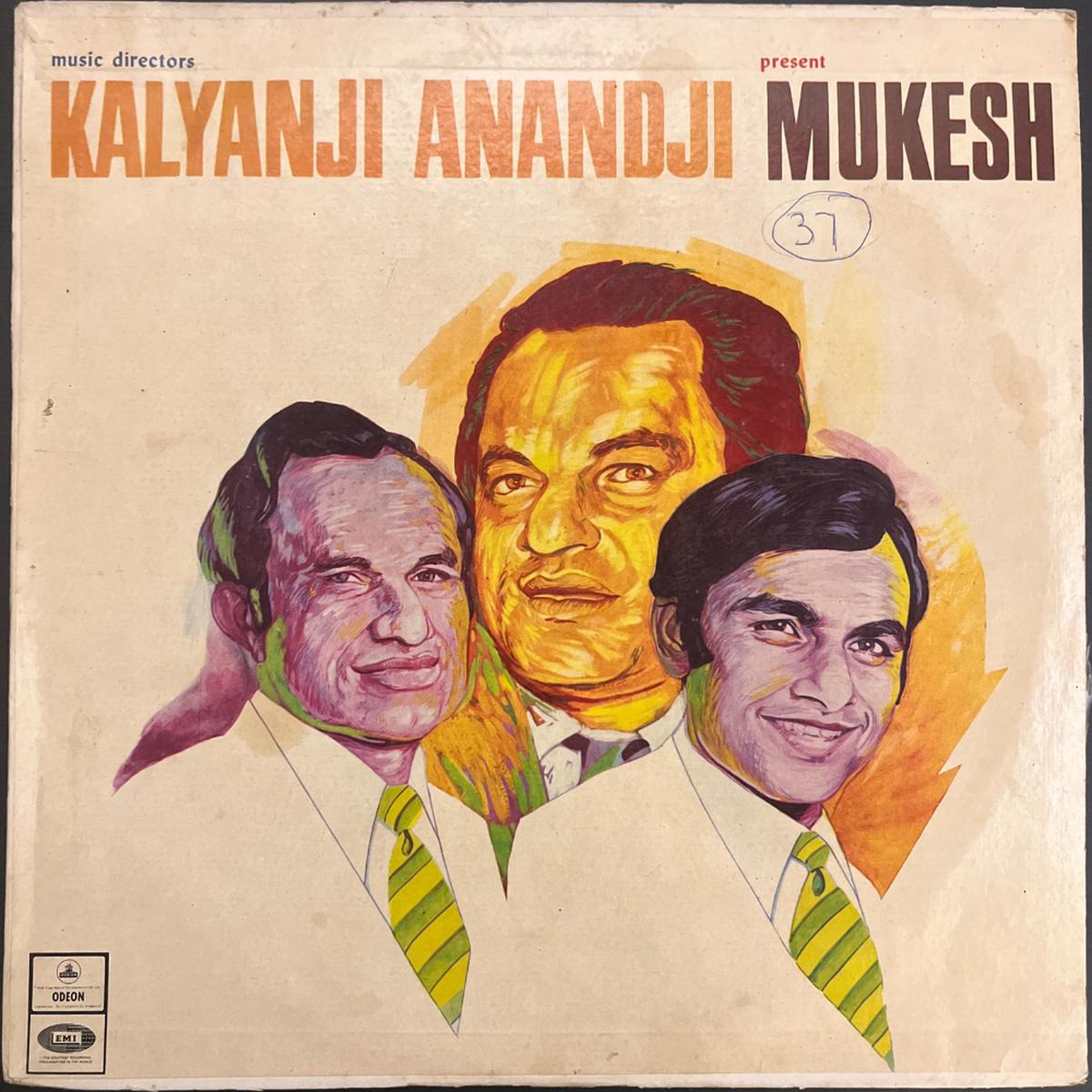 Kalyanji Anandji* Present Mukesh A Selection Of Hindi Film Songs JB Marketplace