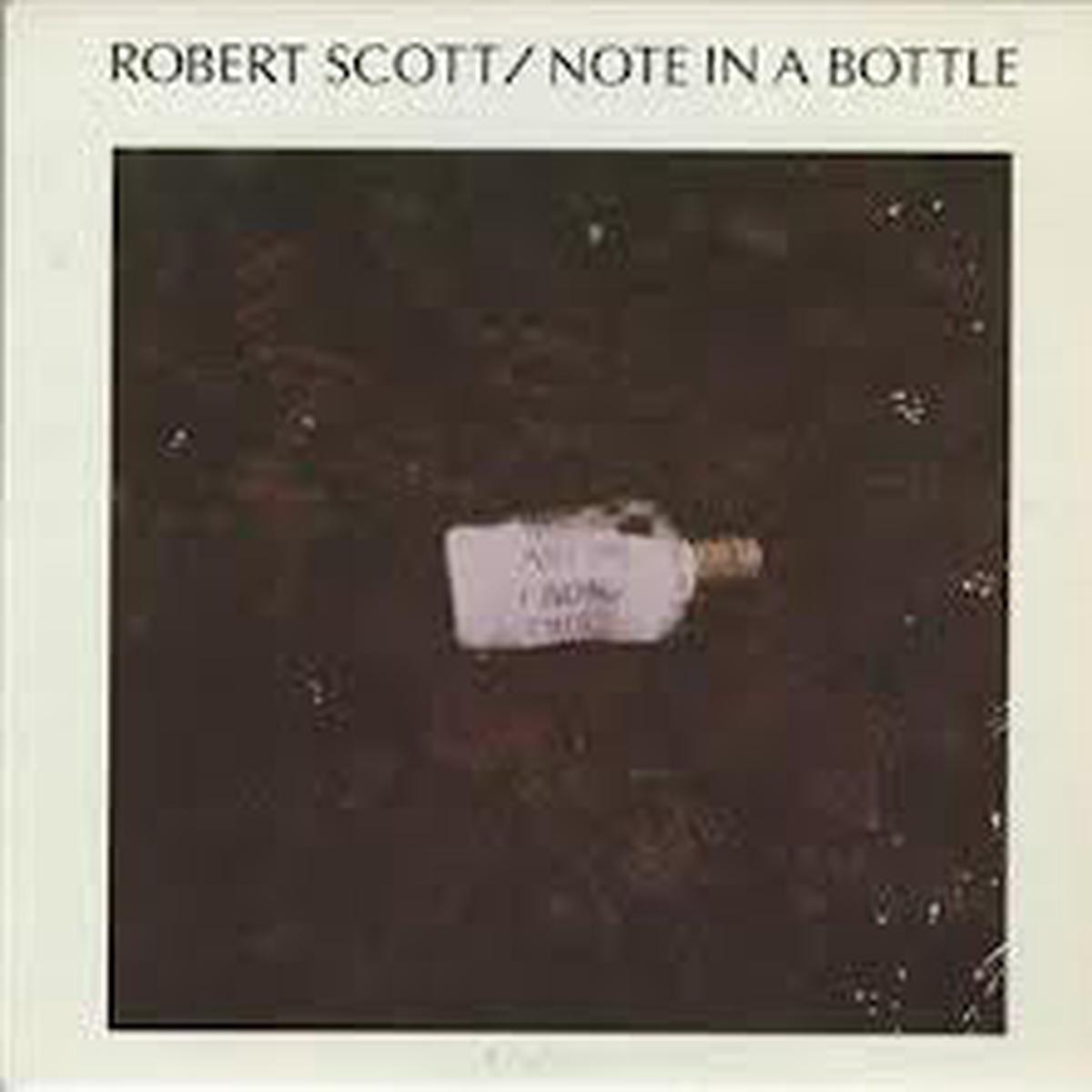 Robert Scott Note In A Bottle -1981 - Folk, World, & Country (Maritime vinyl) Signed