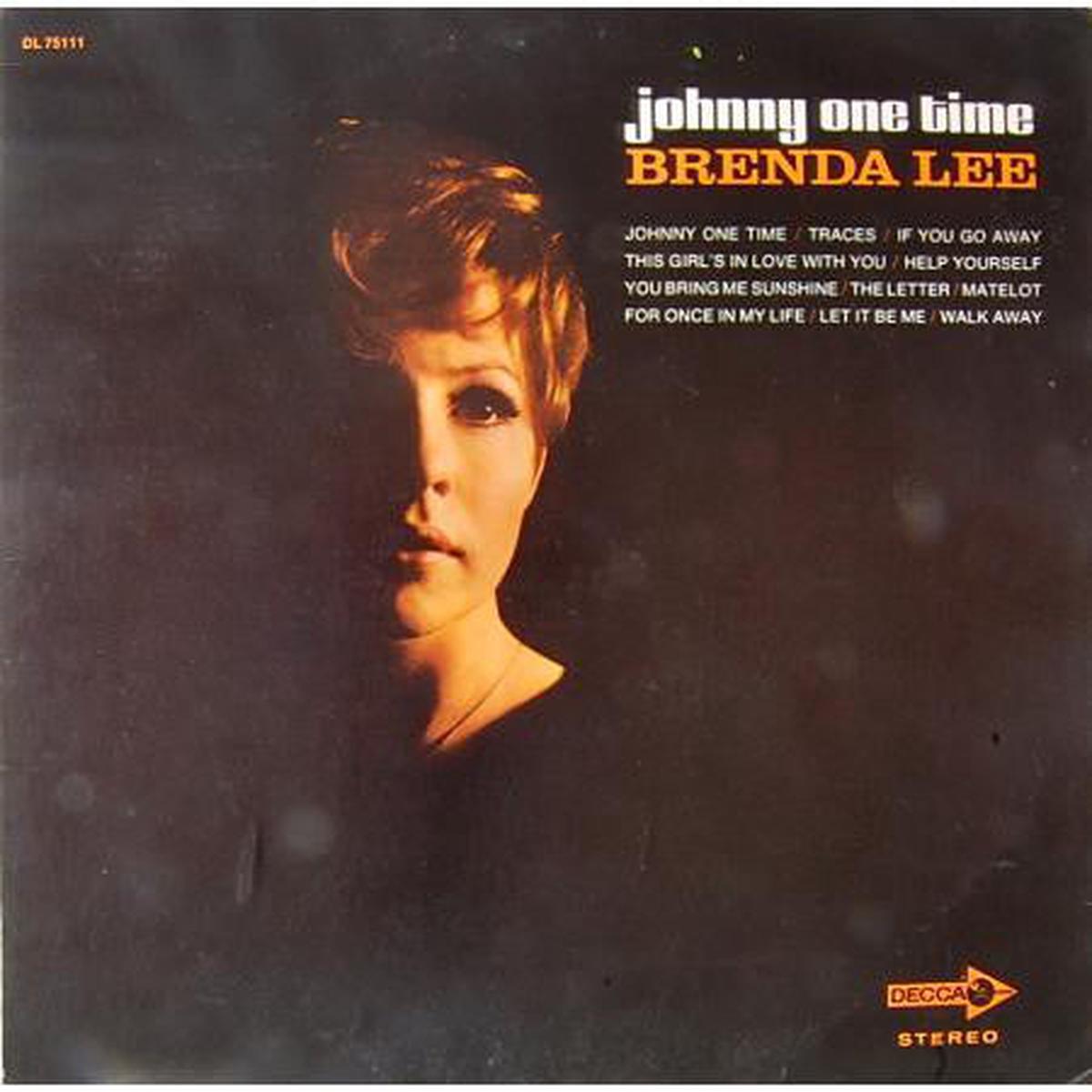 Brenda Lee Johnny One Time -1969- Folk, World, & Country ( vinyl)