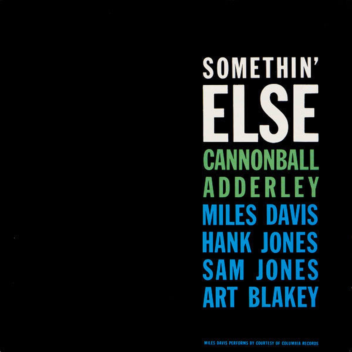 Cannonball Adderley - Somethin' Else (Clear) (Quick Ship)