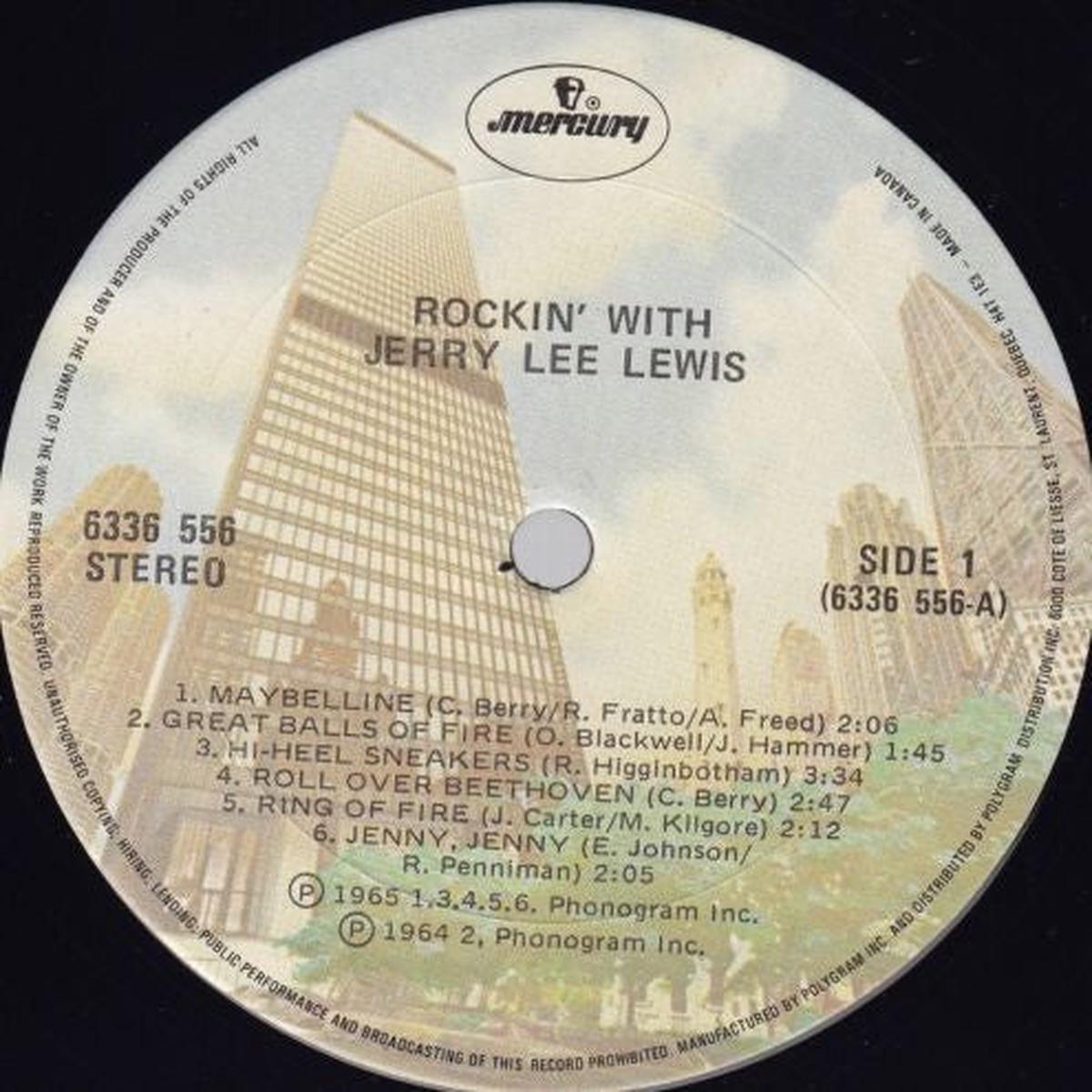 Jerry Lee Lewis  Rockin' With Jerry Lee Lewis 1972-Rock, Pop Style: Rock & Roll (Vinyl)