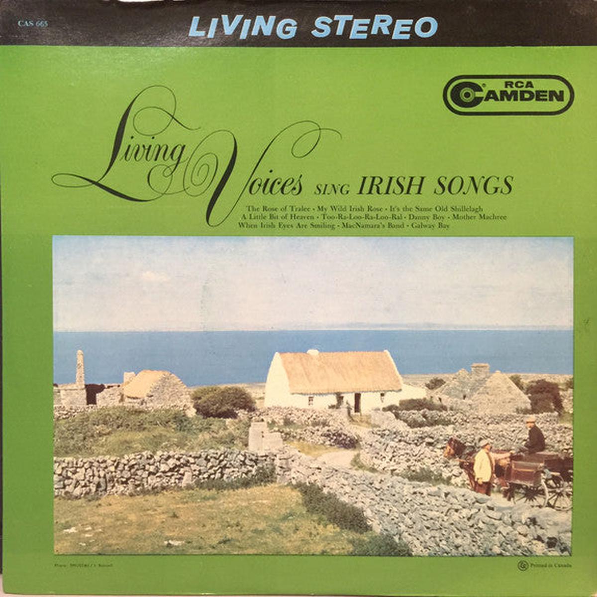 Living Voices Sing Irish Songs (1964) Vocal / Irish Folk LP (Vinyl)