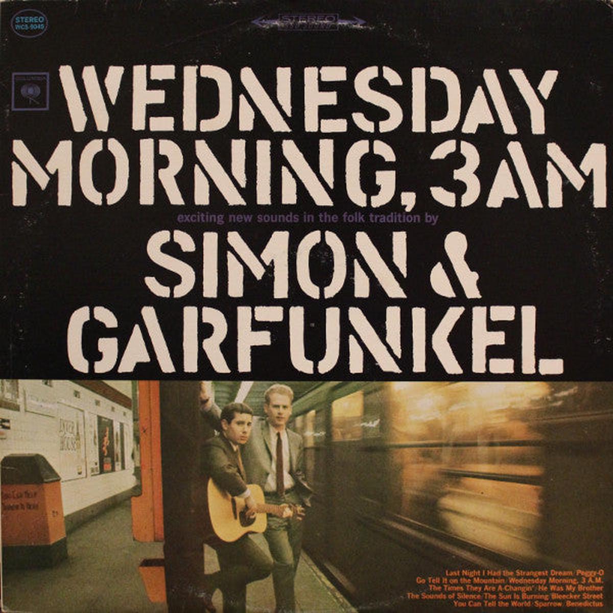 Simon & Garfunkel Wednesday Morning, 3 AM -1970 Folk Rock ( Reissue Vinyl) Near Mint