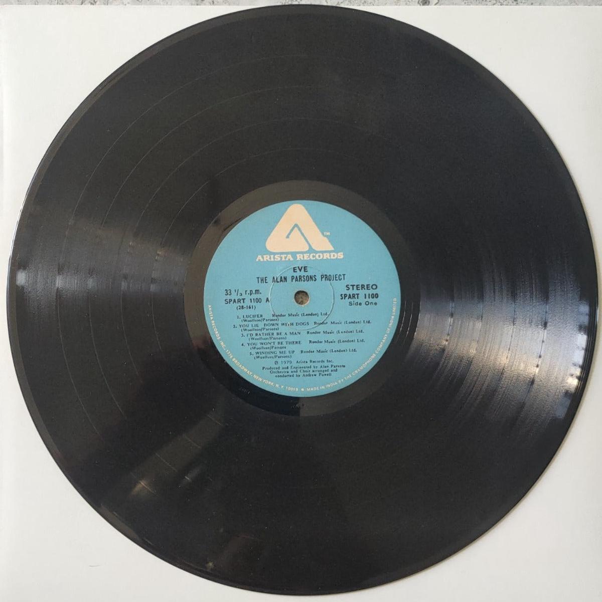 The Alan Parsons Project - Eve (No Cover) (Used Vinyl - VG) HN Marketplace
