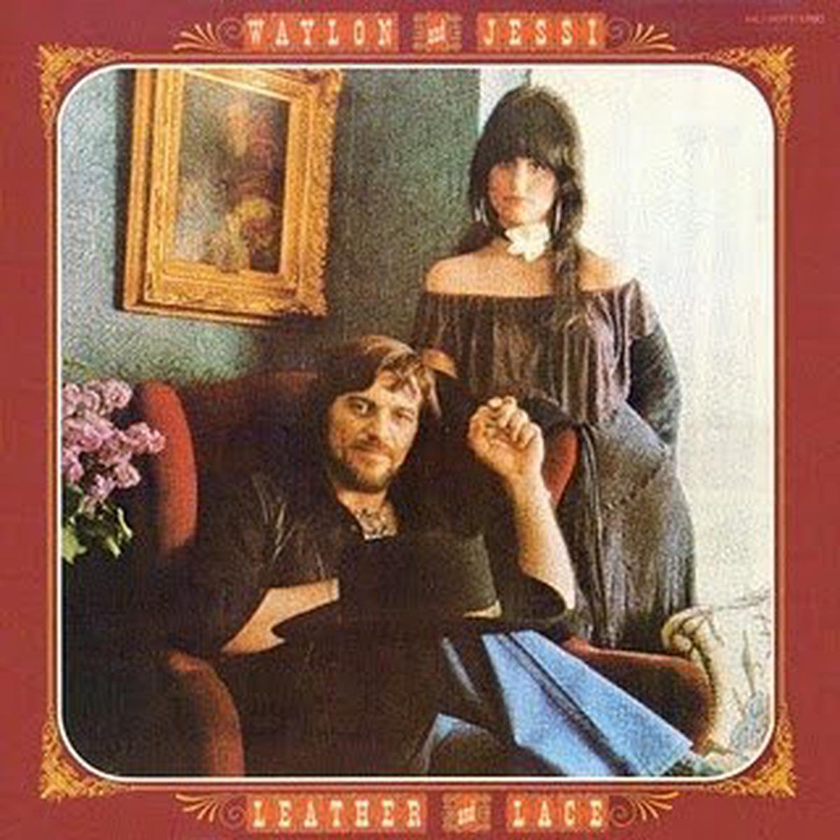 Waylon And Jessi  Leather And Lace - 1981-Country / Folk (vinyl)