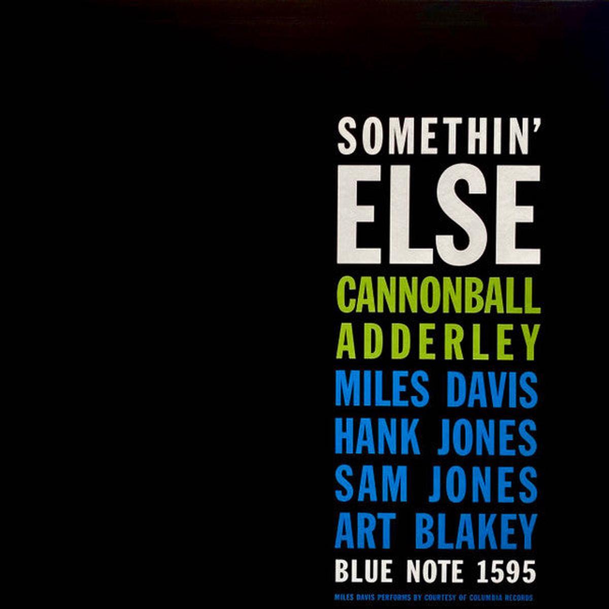 Cannonball Adderley - Somethin Else (Reissue) (Blue Note) (Quick Ship)