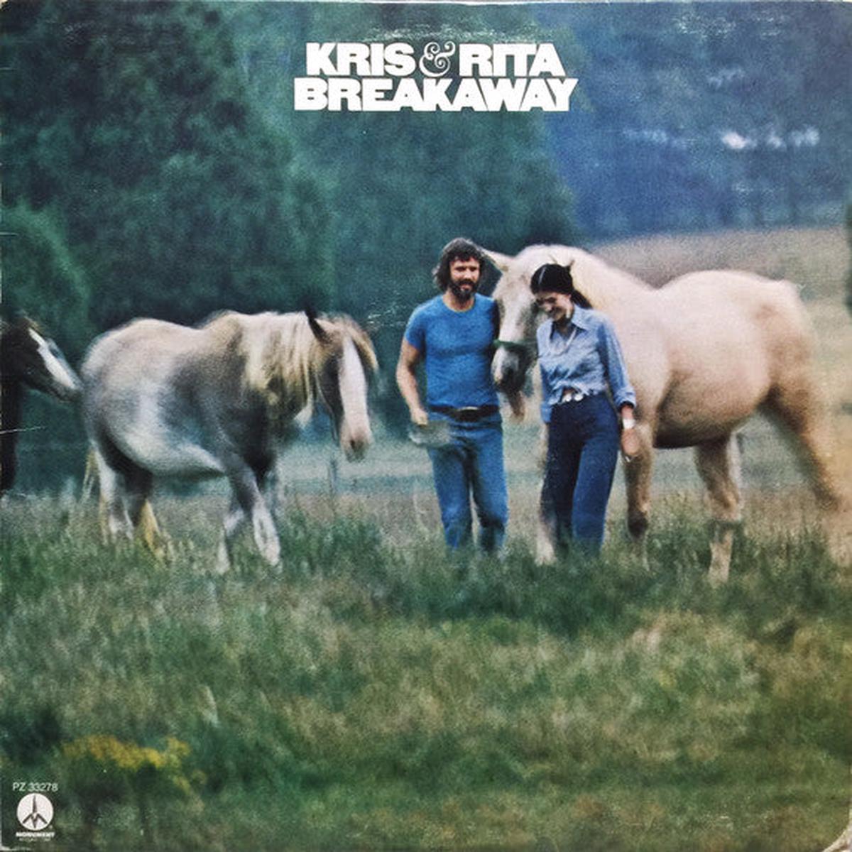 Kris Kristofferson & Rita Coolidge - Breakaway - 1974 Folk Rock (vinyl)