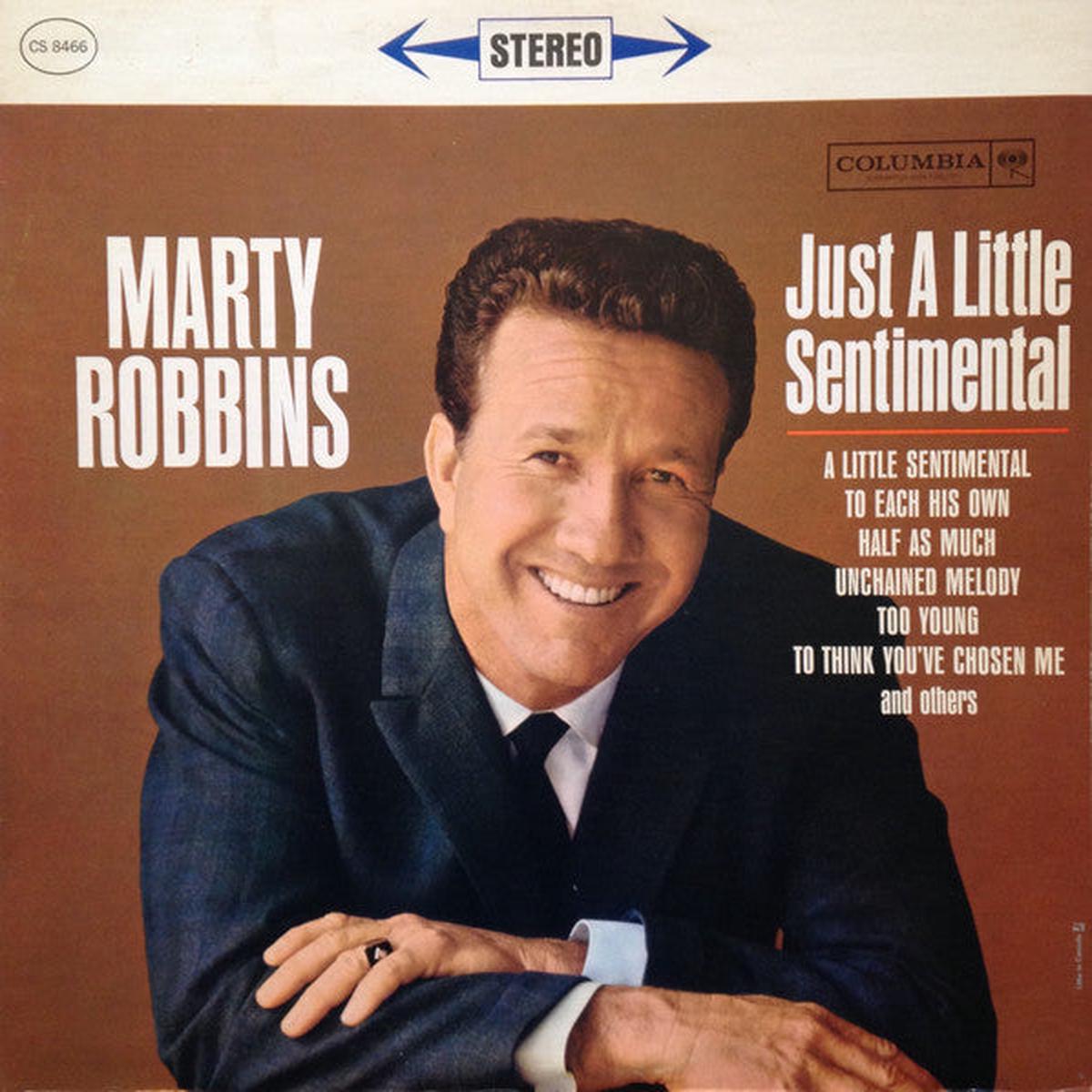 Marty Robbins Just A Little Sentimental - 1961 - Folk, World, & Country (Vinyl)