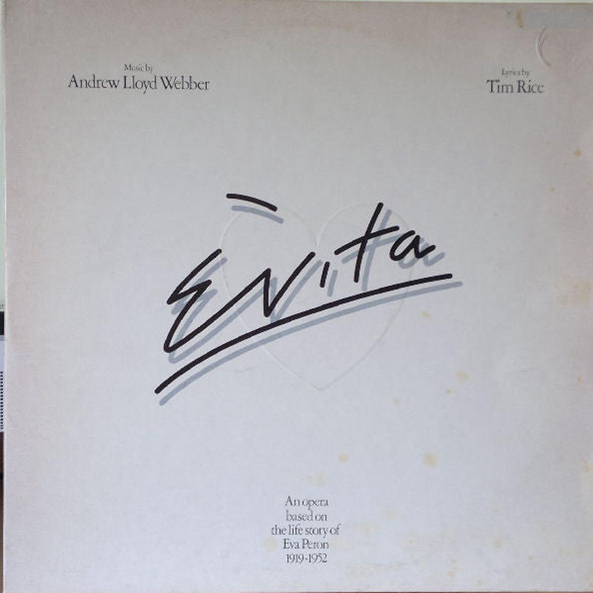 Andrew Lloyd Webber And Tim Rice  Evita - 2 lps- Rock, Pop, Stage & Screen Style: Lounge, Musical, Ballad (Vinyl)