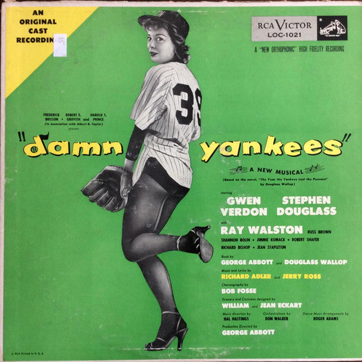 Gwen Verdon, Stephen Douglass With Ray Walston  Damn Yankees (An Original Cast Recording) 1955-Stage & Screen ,Musical (Rare Vinyl)