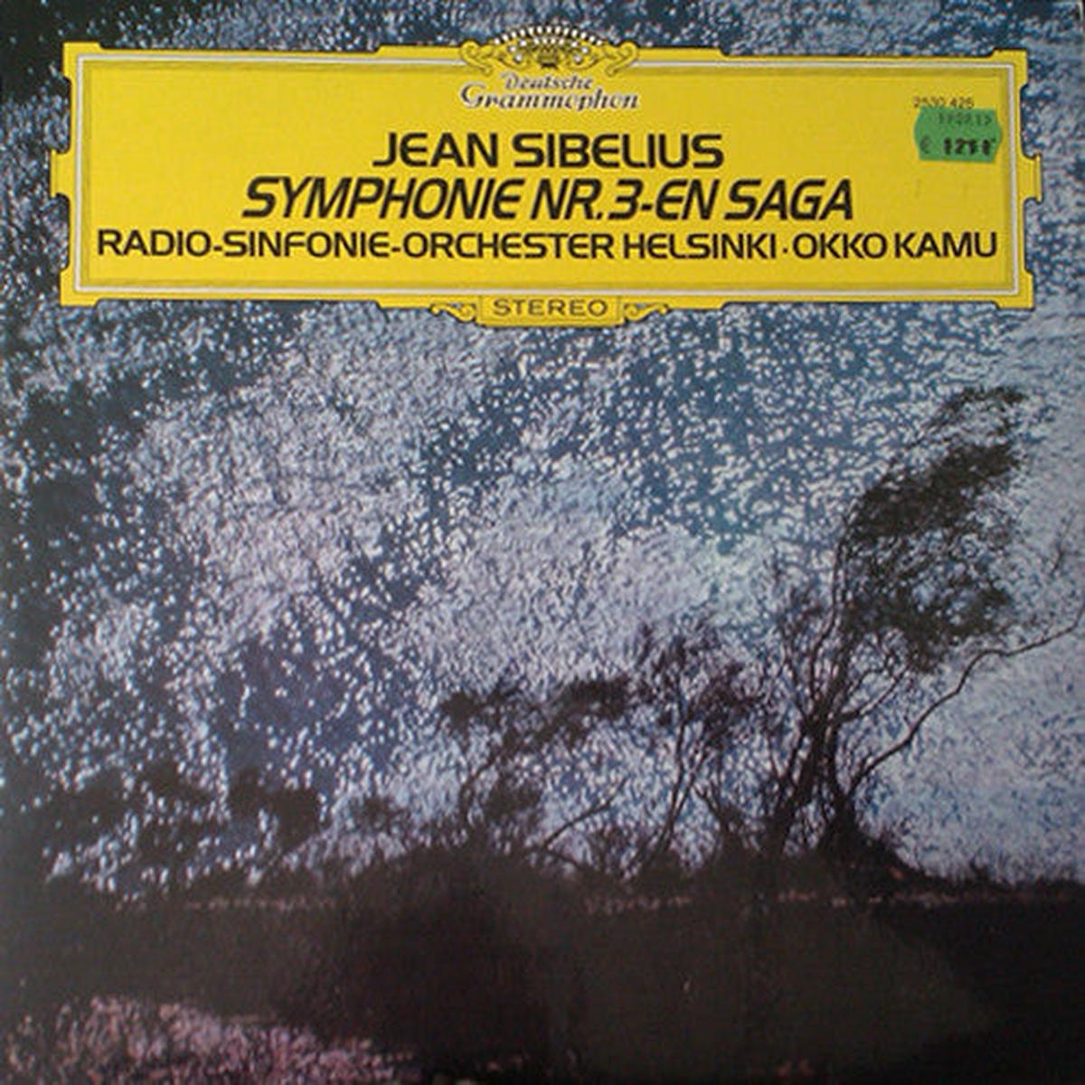 Jean Sibelius / Radio-Sinfonie-Orchester Helsinki*, Okko Kamu Symphonie Nr. 3 En Saga - Classical (West German Import Vinyl)
