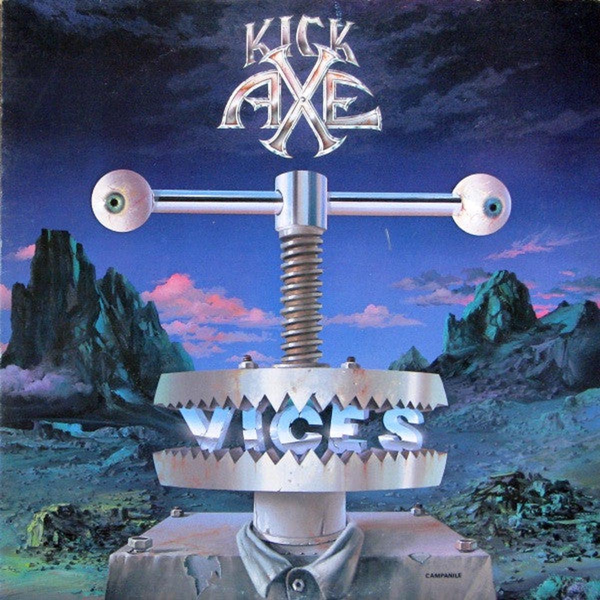 Kick Axe  On The Road To Rock - 1984-Heavy Metal - Vinyl, 7", 45 RPM, Single