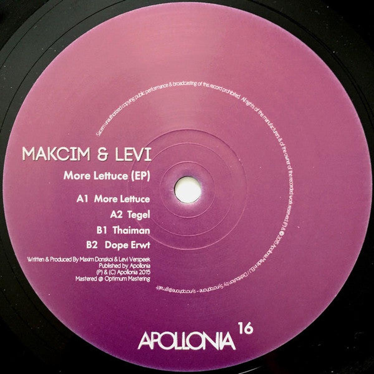 MAKCIM & LEVI MORE LETTUCE (EP)