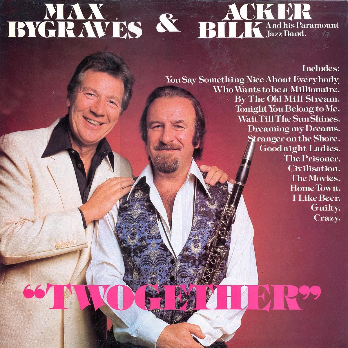 Max Bygraves & Acker Bilk And His Paramount Jazz Band Twogether -Jazz (vinyl)