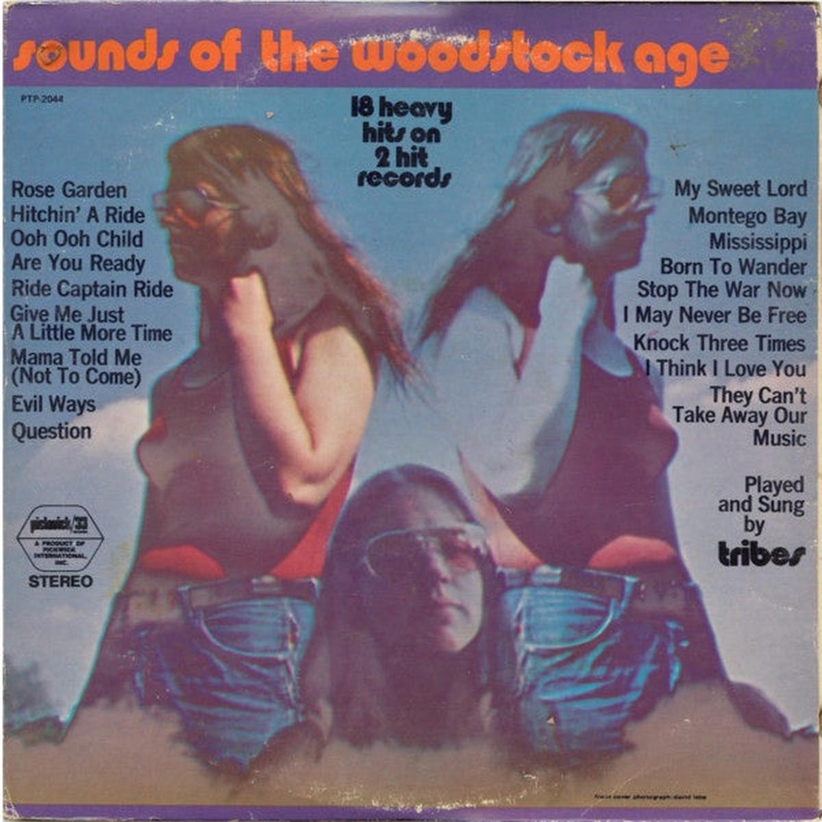Tribes ,The Sounds Of The Woodstock Age -Folk Rock, Pop Rock ( 2 lps )