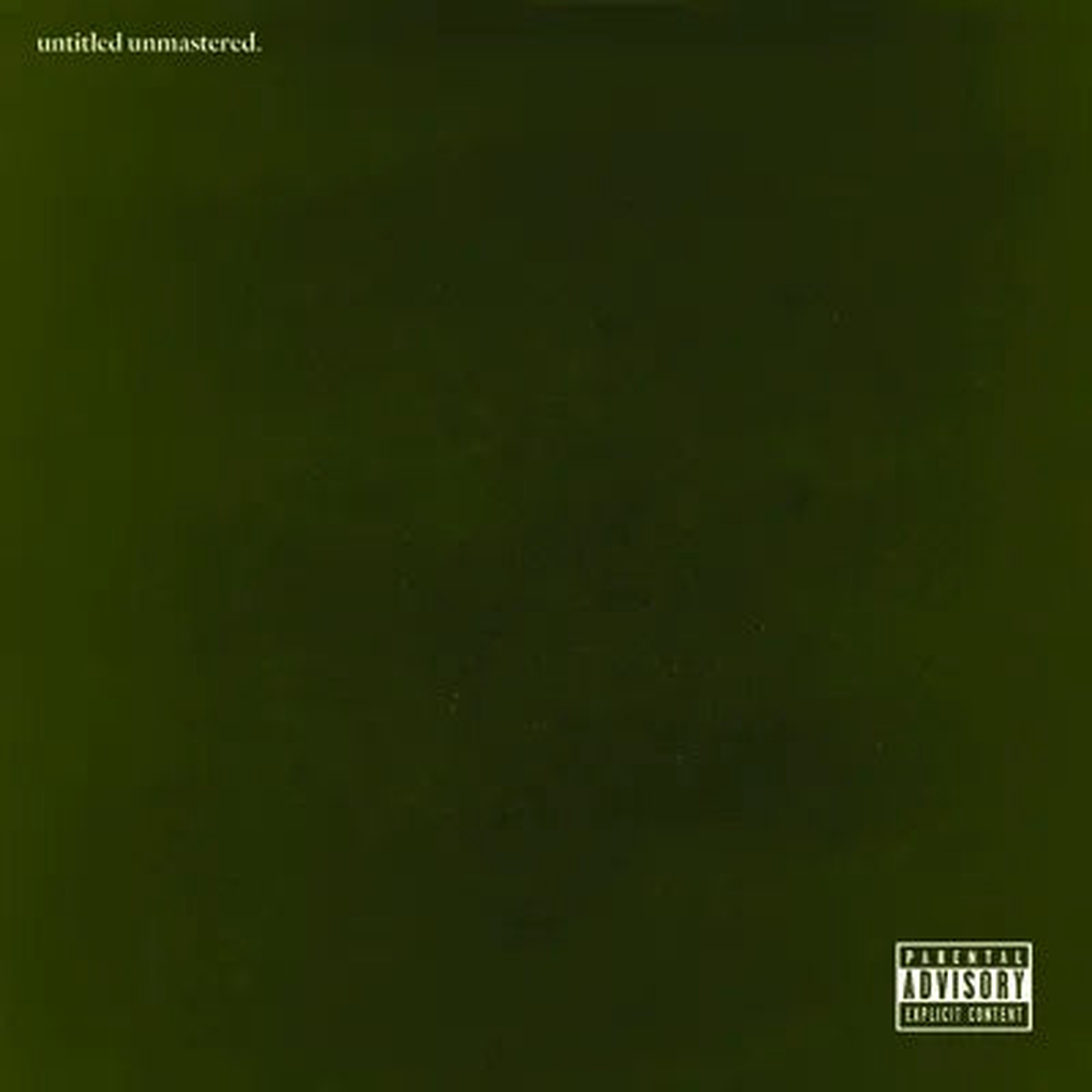 Kendrick Lamar - untitled unmastered - LP - Vinyl