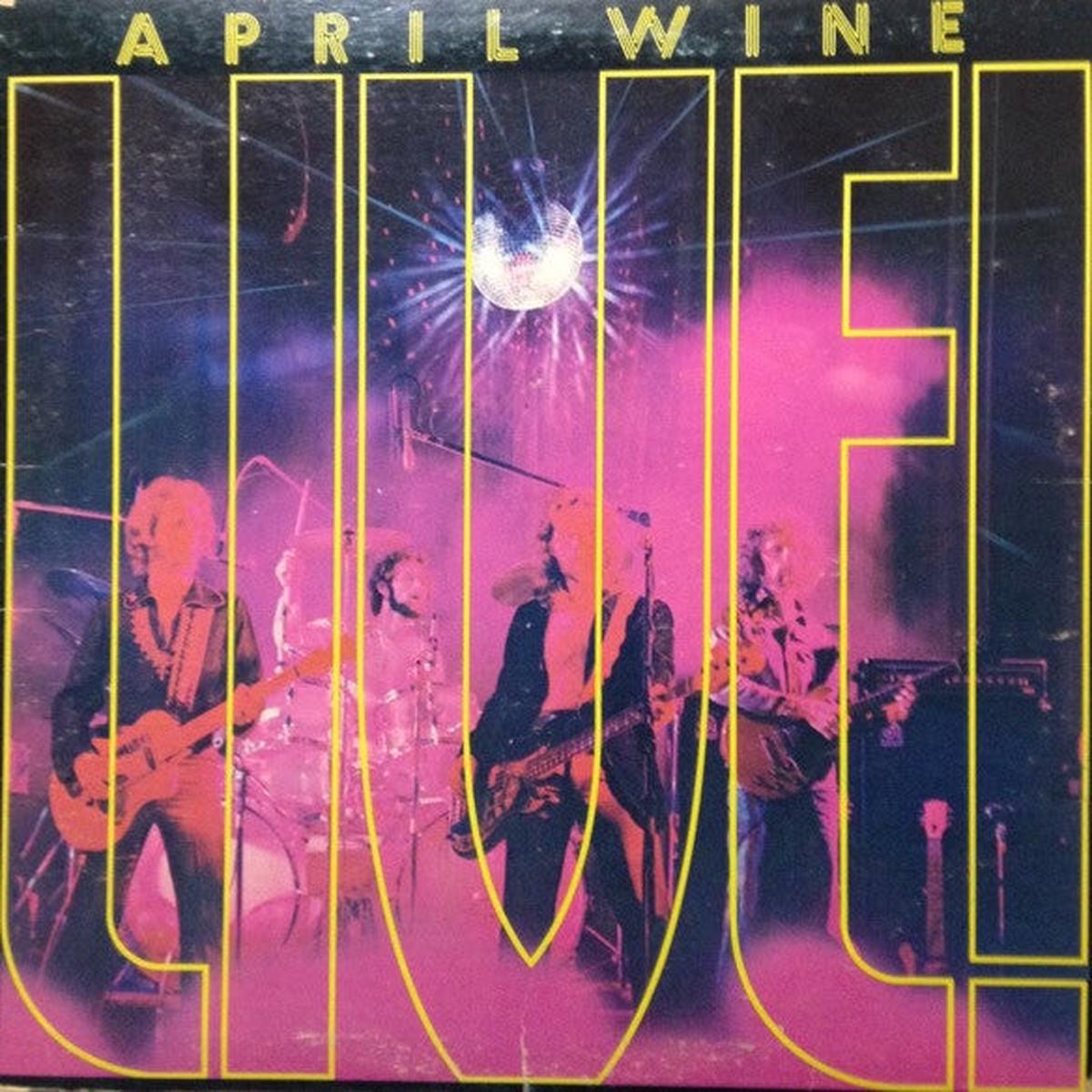 April Wine  April Wine Live - 1974 Classic Rock (Clearance Vinyl) lots of marks - guaranteed though