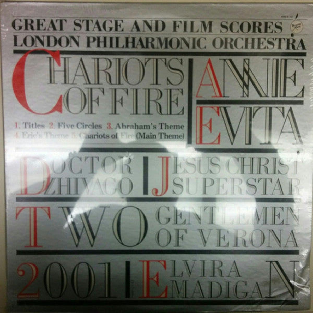 London Philharmonic Orchestra Great Stage And Film Scores - Evita , Chariots of Fire + (vinyl)