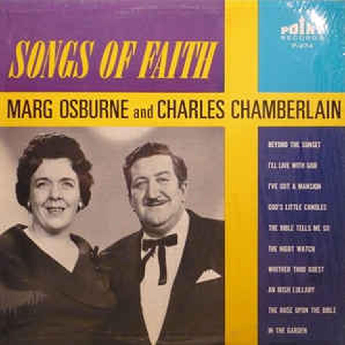 Marg Osburne & Charles Chamberlain  Songs of Faith -1973 - Folk, World, & Country , Gospel,  Maritimes (Rare Vinyl)