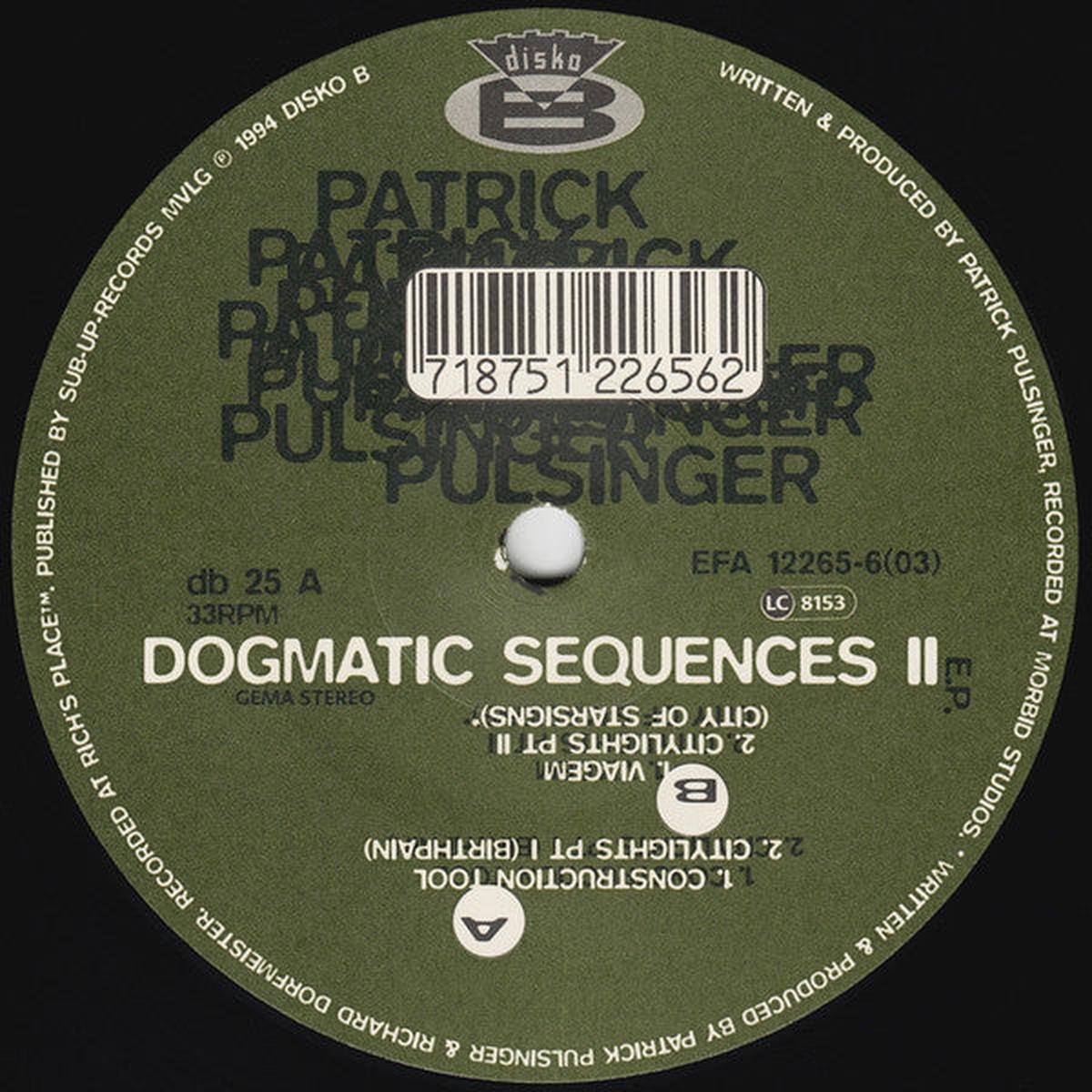 PATRICK PULSINGER DOGMATIC SEQUENCES II