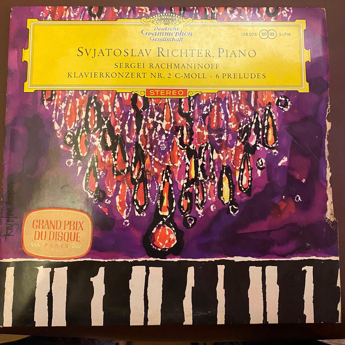 Sviatoslav Richter - Klavierkonzert Nr. 2 In C - moll - 6 Preludes (Used Vinyl - VG+) SC Marketplace