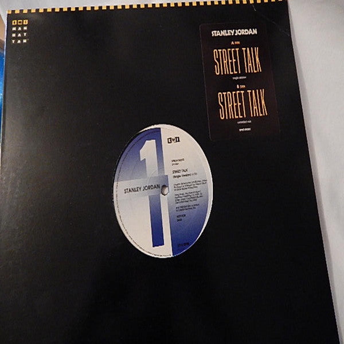 Stanley Jordan  Street Talk - Smooth Jazz -1988 - Vinyl, 12", 33  RPM, Promo