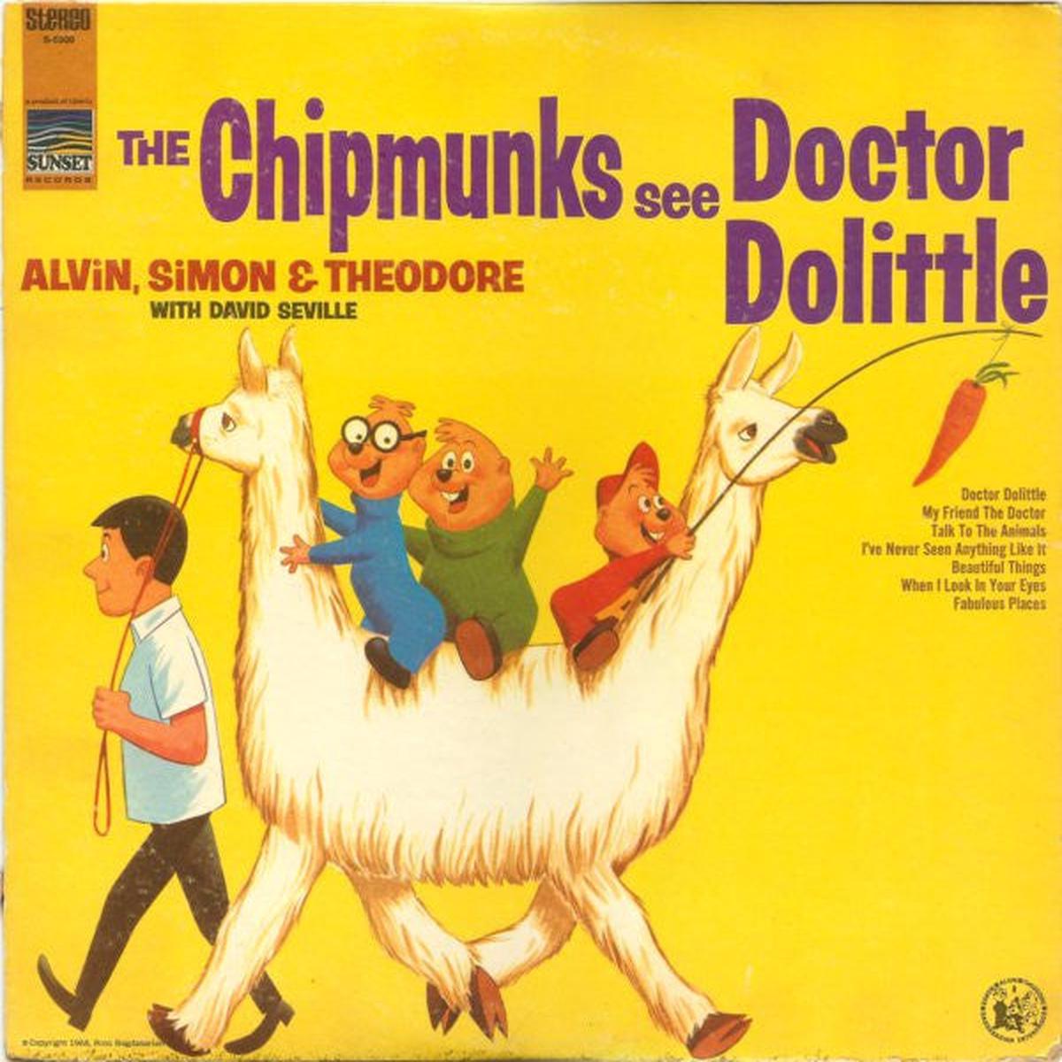 The Chipmunks The Chipmunks See Doctor Dolittle - 1968-Children's, Pop Style: Novelty (Rare Vinyl)