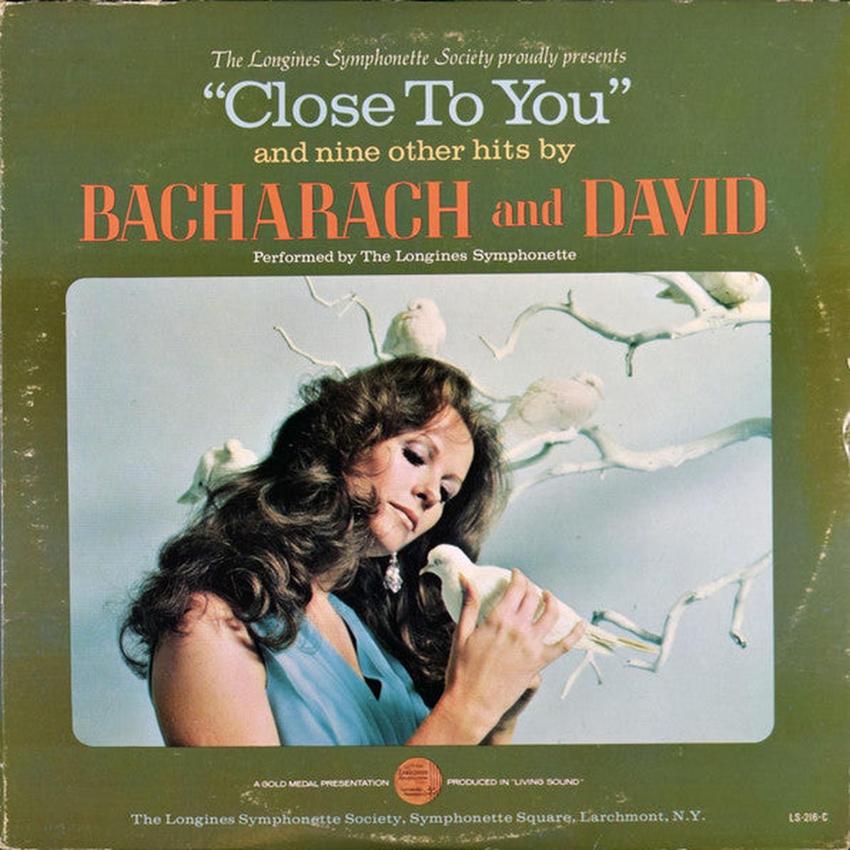 The Longines Symphonette Close To You and Nine Other Hits by Bacharach and David 1970s Easy Listening / Orchestral Pop Mint Vinyl