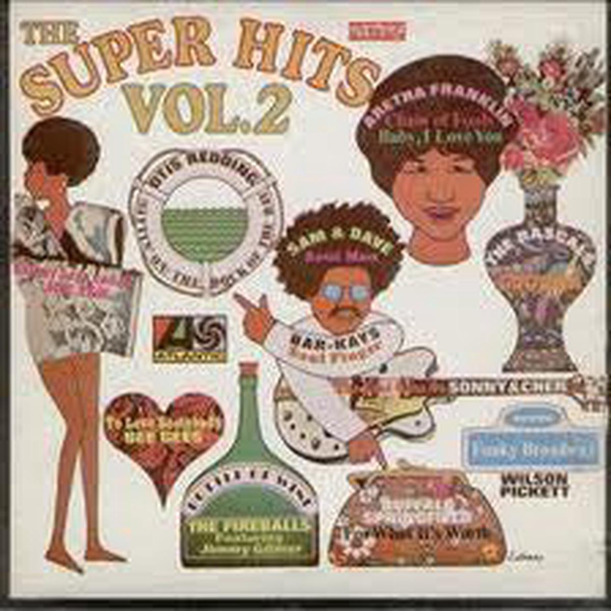 The Super Hits Vol. 2 - 1968 - Buffalo Springfield,Sonny & Cher, Wilson Pickett, Sam & Dave - Rock, Funk / Soul, Pop ( Clearance Vinyl ) Marks on Vinyl