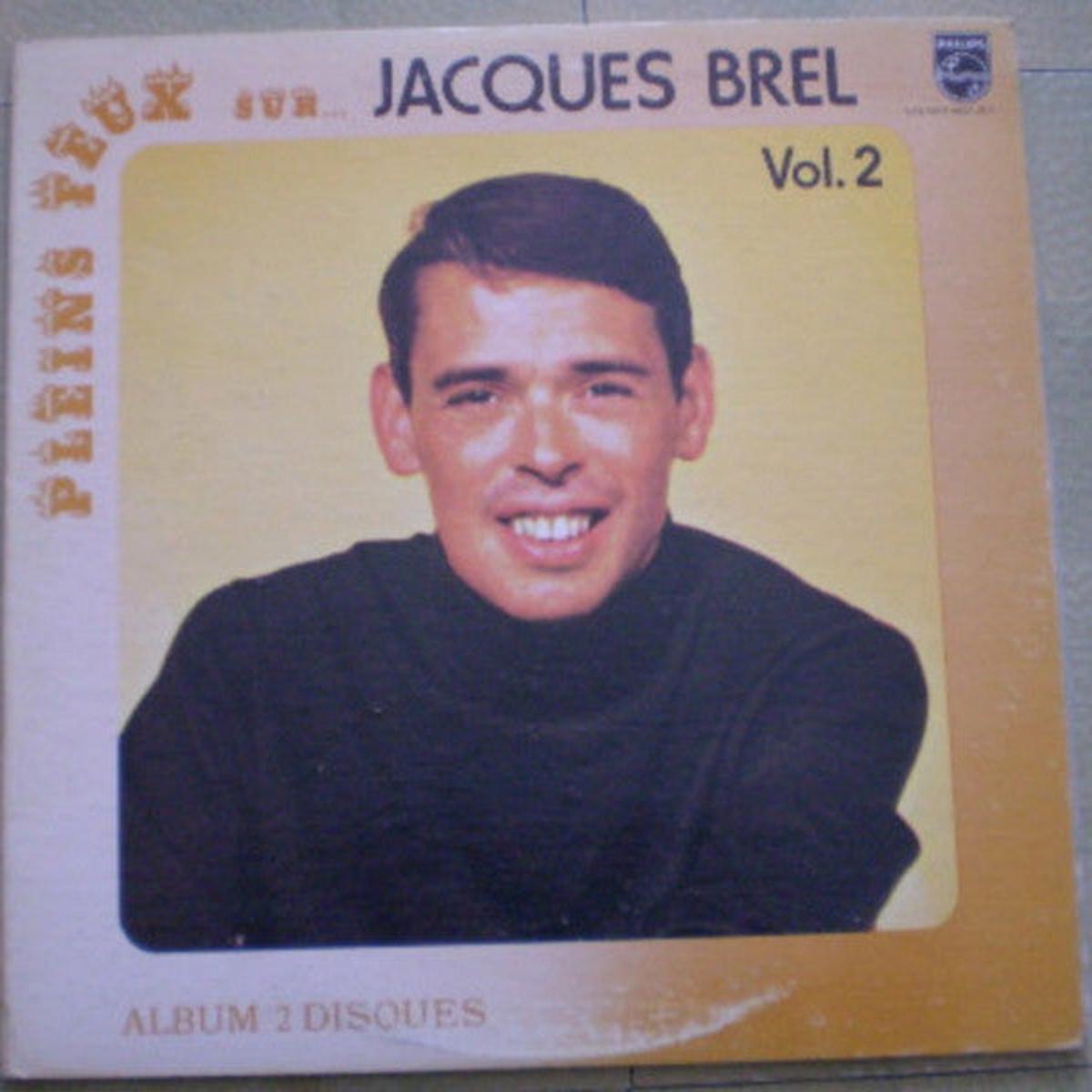 Jacques Brel Pleins Feux Sur... Jacques Brel Vol. 2 - 2 lps- Pop Chanson (Vinyl) NM