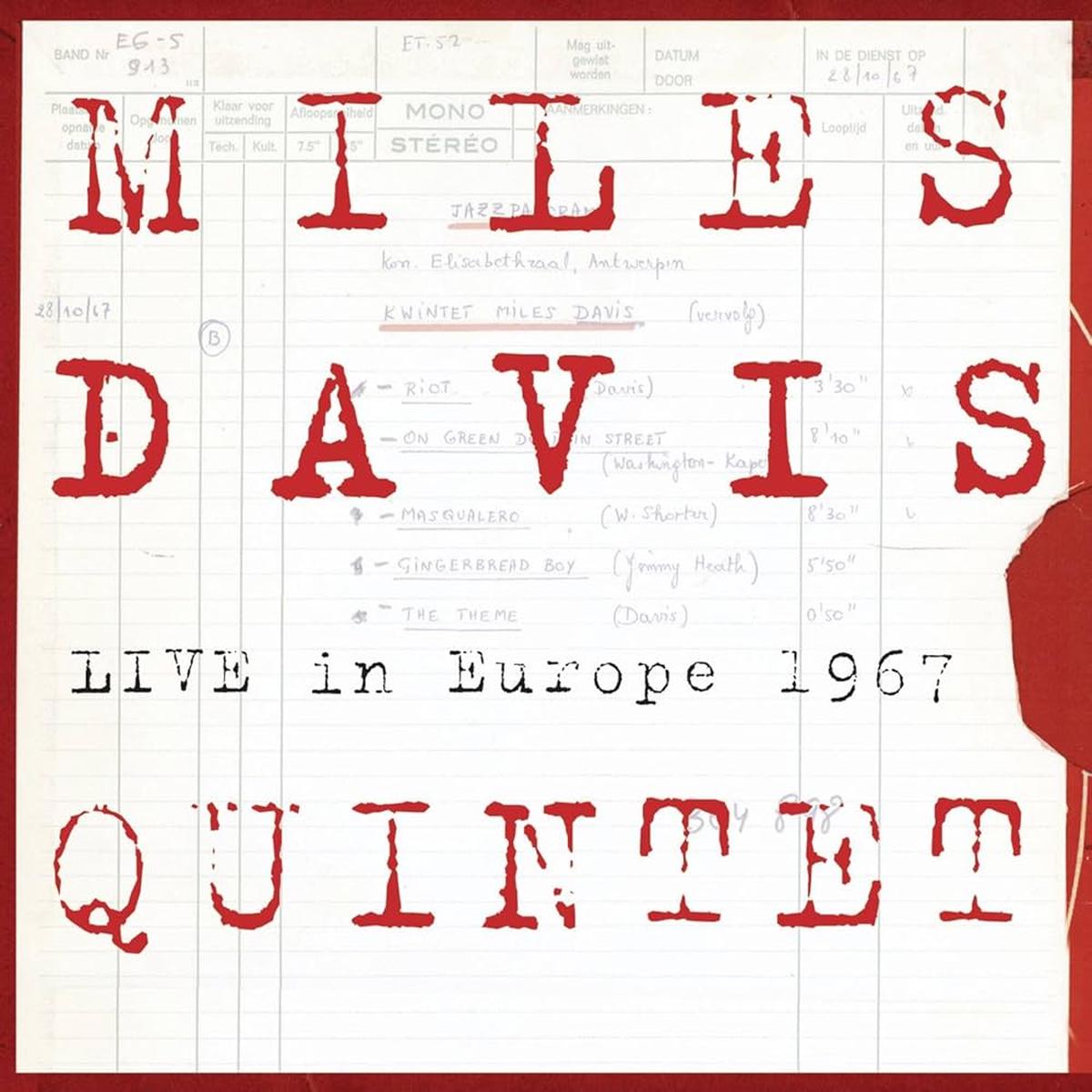Miles Davis - Live In Europe 1967 (The Bootleg Series Vol. 1) (Music On Vinyl) (Arrives in 21 days)