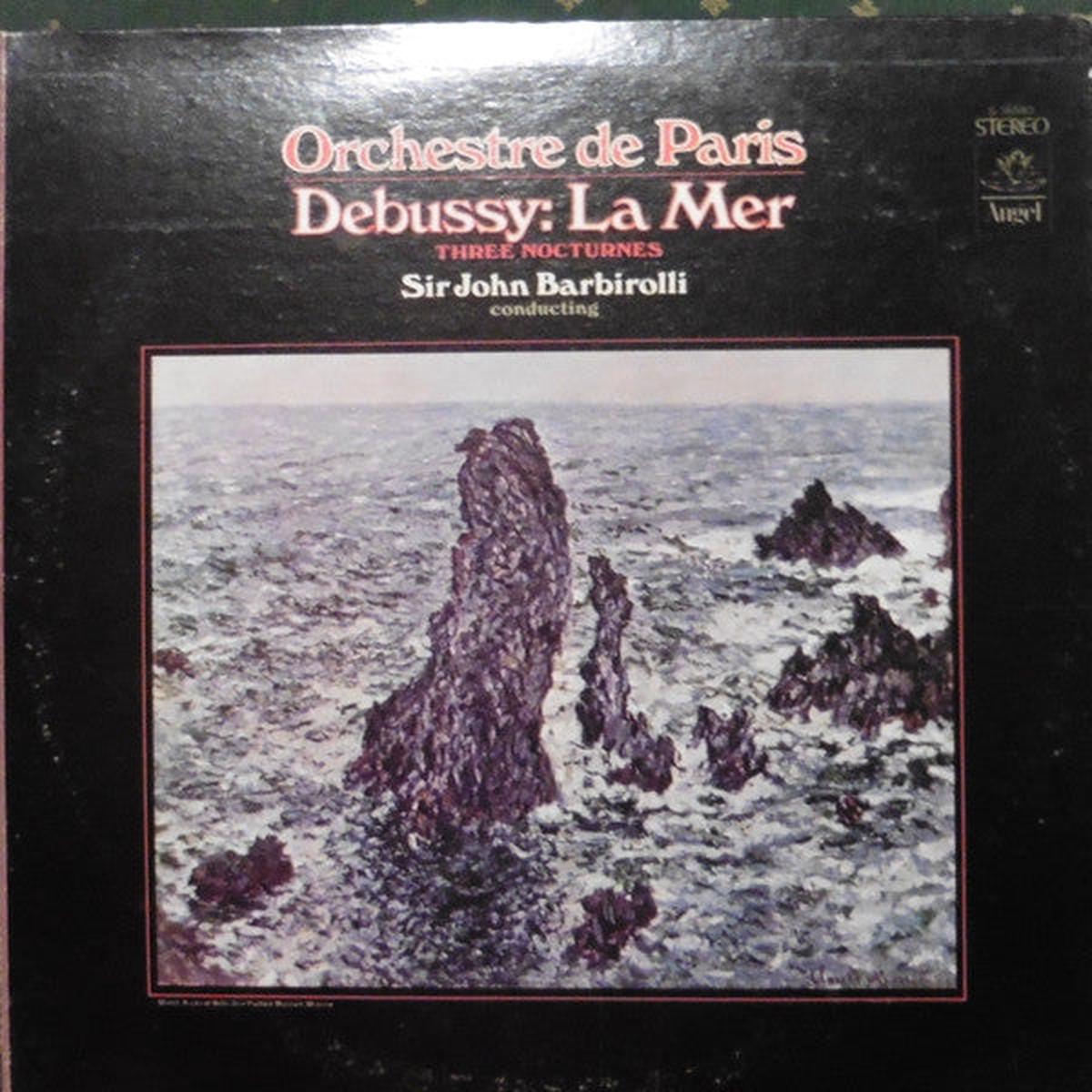 Sir John Barbirolli, Orchestre De Paris - Debussy La Mer Drei Nocturnes -1969 Classical ,Impressionist (Vinyl)