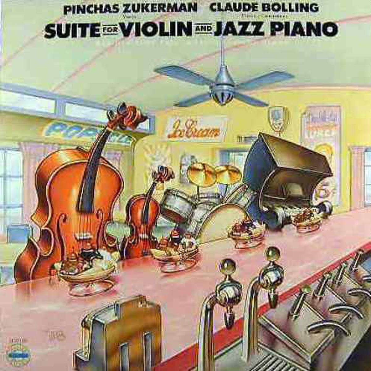 Pinchas Zukerman / Claude Bolling Suite For Violin And Jazz Piano -1978- Jazz (vinyl)