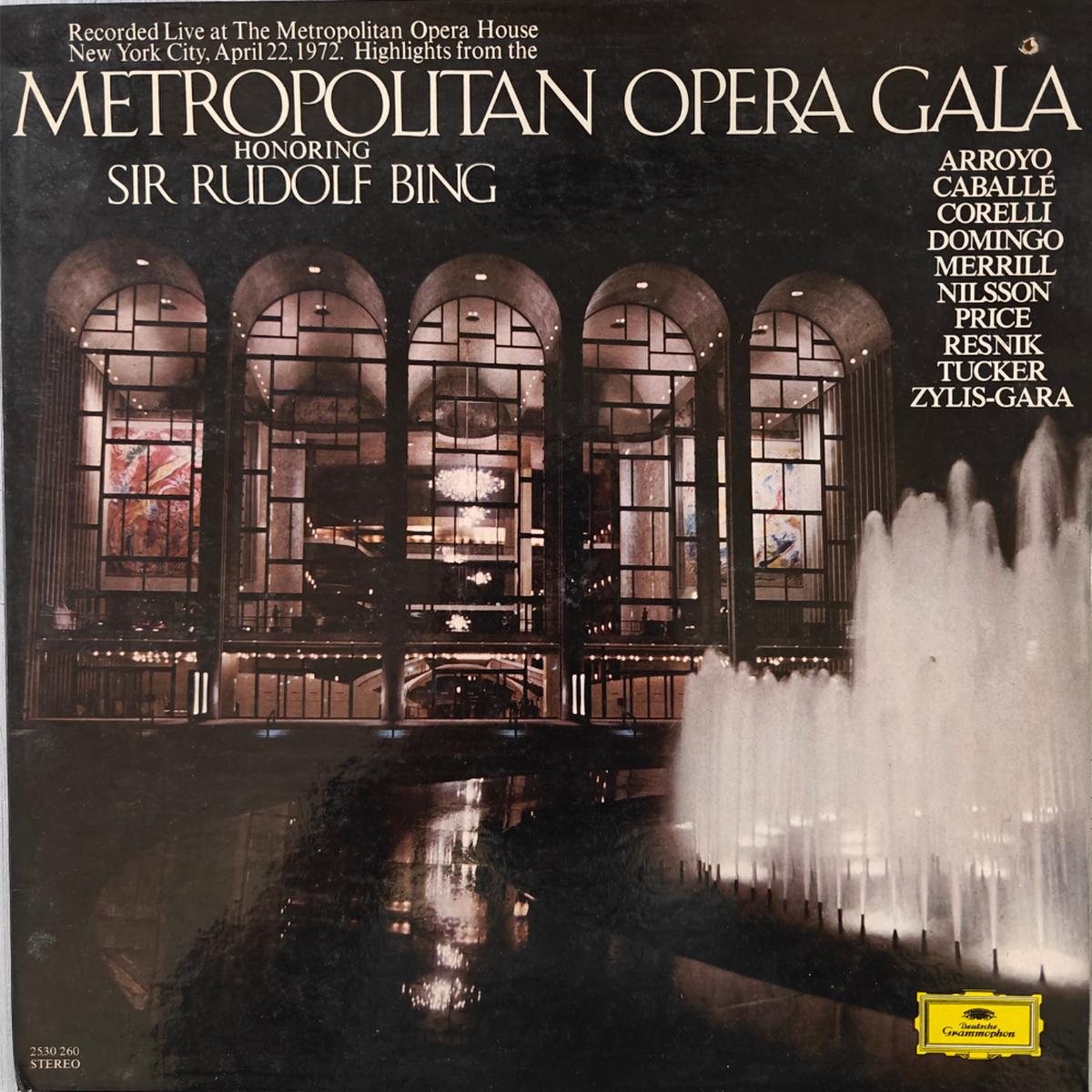 Various Artists - Highlights From Metropolitan Opera Gala Honouring Sir Rudolph Bing ( PJ Marketplace