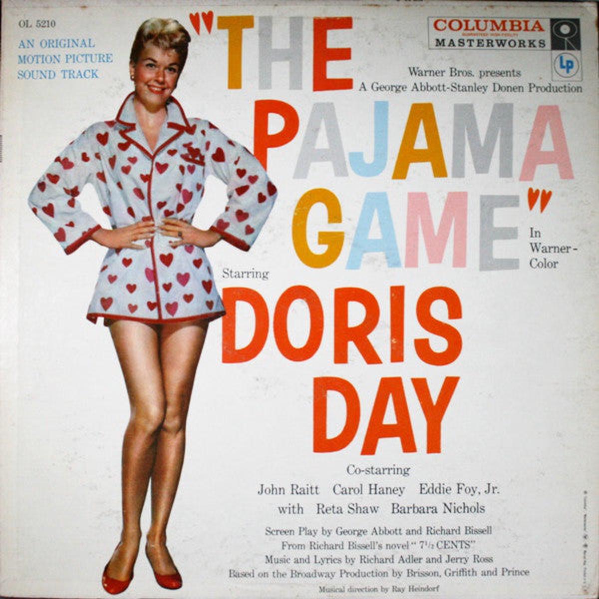Doris Day, John Raitt, Eddie Foy, Jr., Carol Haney Original Motion Picture Sound Track "The Pajama Game" soundtrack (vinyl)