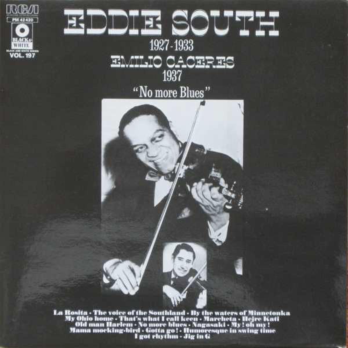Eddie South - Emilio Caceres  "No More Blues"  -1979- Jazz (vinyl) French Import