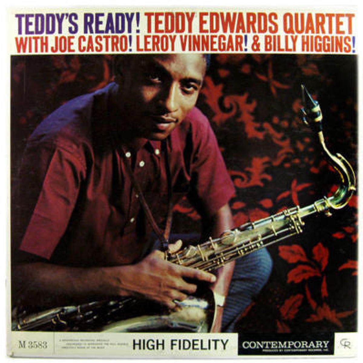 Teddy Edwards Quartet  Teddy's Ready! - 1960- Hard Bop ( Rare Jazz Vinyl )