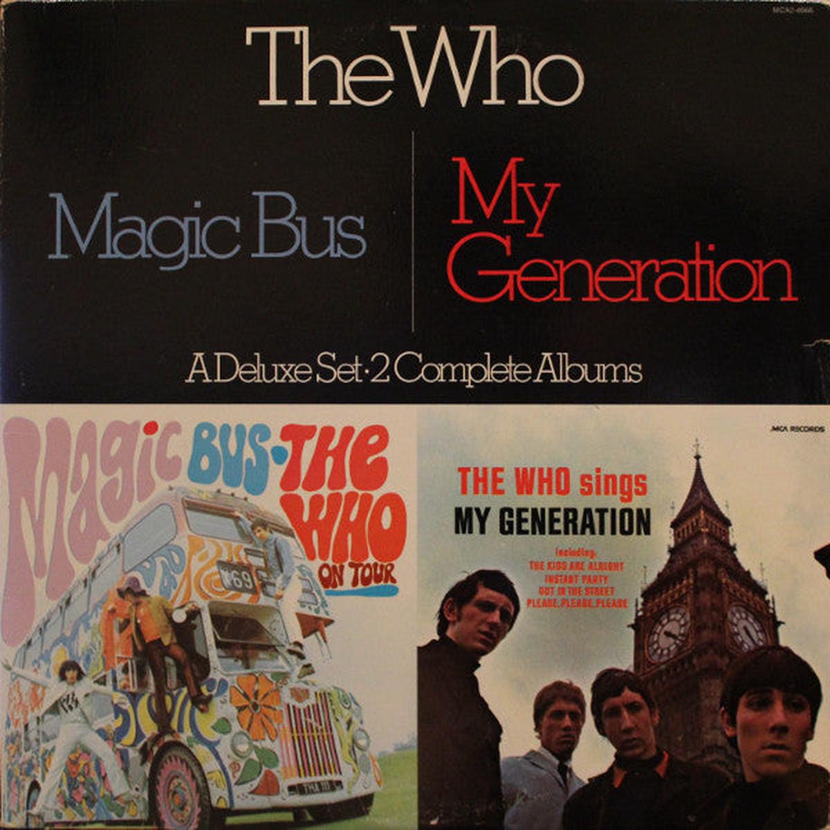 The Who Magic Bus The Who Sings My Generation - 2 lps - Rock Style: Rock & Roll, Mod (Vinyl)