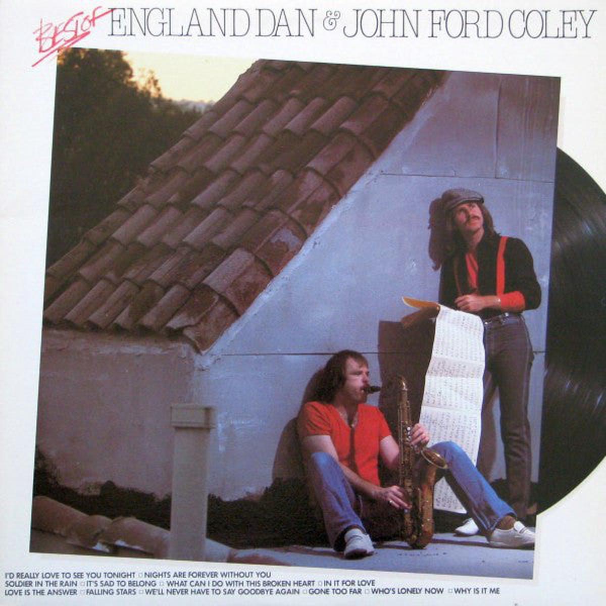 England Dan & John Ford Coley  Best Of England Dan & John Ford Coley-1979- Pop Rock, Folk (vinyl)