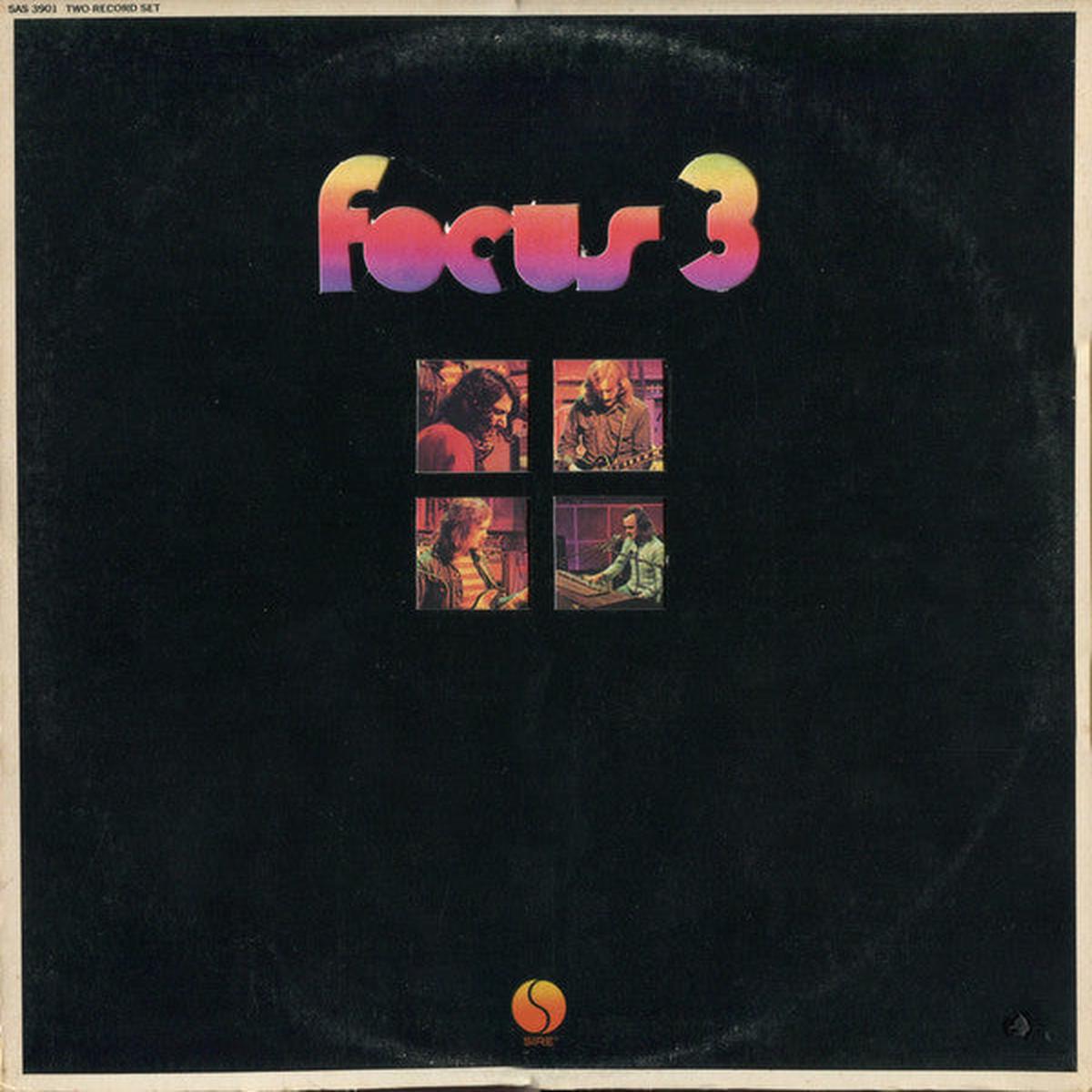 Focus Focus 3 - 2 lp set - Prog Rock, Jazz-Rock (Vinyl) tape marks on the cover